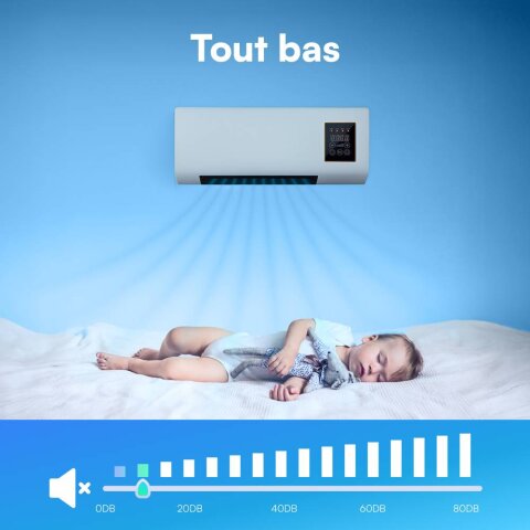 Climatiseur Coolizi très silencieux pour chambre